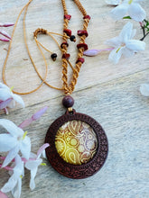 Load image into Gallery viewer, Wooden Pendant & Jasper