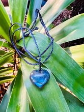 Load image into Gallery viewer, Labradorite Heart Necklace