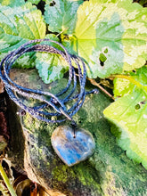 Load image into Gallery viewer, Labradorite Heart Necklace