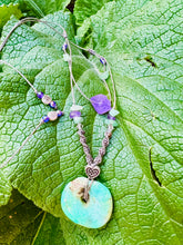 Load image into Gallery viewer, Chrysoprase & Amethyst Necklace