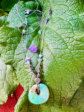 Load image into Gallery viewer, Chrysoprase & Amethyst Necklace