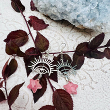 Load image into Gallery viewer, Rhodonite Dreamweaver Earrings