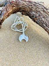 Load image into Gallery viewer, Clear Quartz Crescent Moon