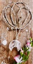Load image into Gallery viewer, Clear Quartz Crescent Moon
