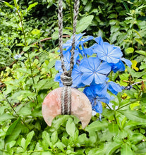 Load image into Gallery viewer, Flower Agate Crescent Moon