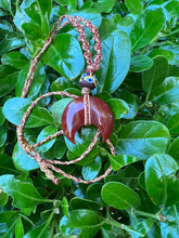 Load image into Gallery viewer, Carnelian Crescent Moon