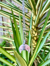Load image into Gallery viewer, Flower Agate Crescent Moon