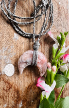 Load image into Gallery viewer, Flower Agate Crescent Moon