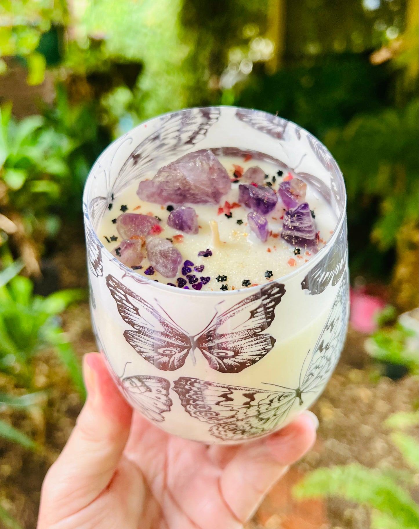 Butterflies & Amethyst